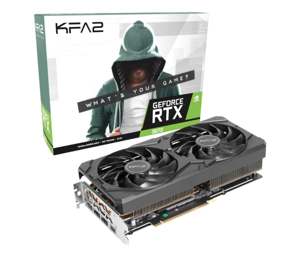 KFA2 GeForce RTX 3070 1-Click OC LHR 8GB GDDR6 - 699930 - zdjęcie